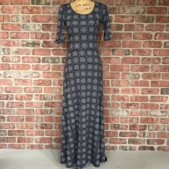 Dress Maxi A-Line LuLaRoe Ana XS 2-4 NWT - Picture 3 of 14